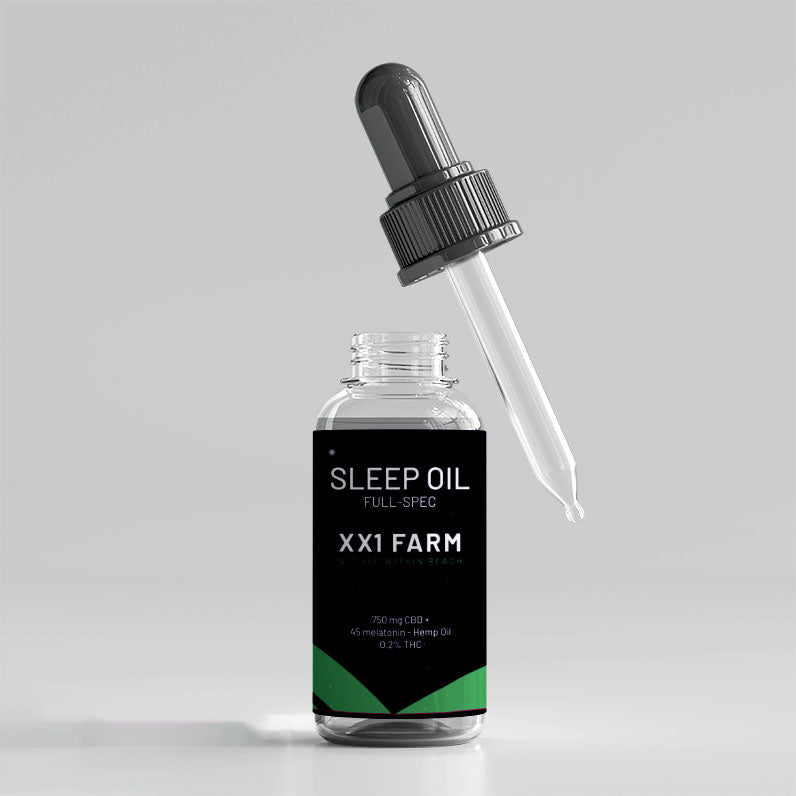 Óleo de CBD Sleep Oil 2.5% Full Spectrum c/ Melatonina Terpsmatter 30ml